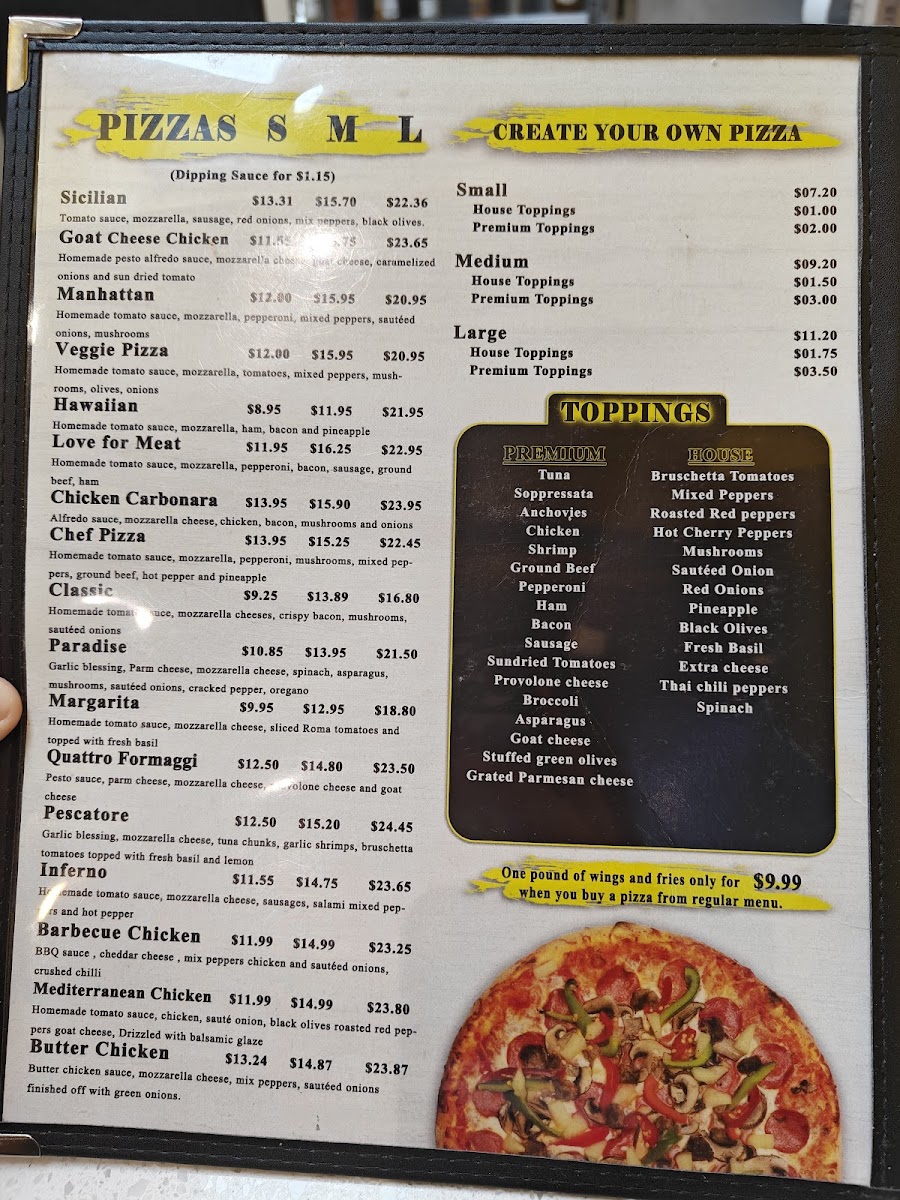 Menu Mario's Pizza Kitchen-8